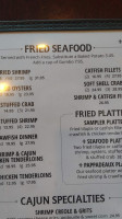 Pappadeaux Seafood Kitchen menu