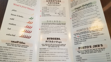 The Port Of Peri Peri menu