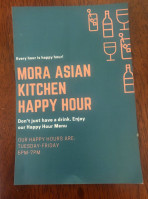 Mora Asian Kitchen Oak Park menu