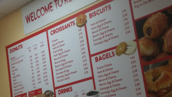 Reasey Donuts menu
