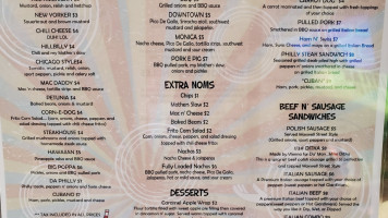 Hotdog Eddy's menu