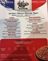 Hot Rod's Pizza In Allen menu