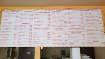 Jilberto's Mexican Food Taco Shops menu