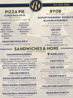 Raffurty's And Grill menu