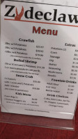 Zydeclaws Llc menu