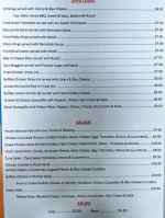 The Southern Table menu