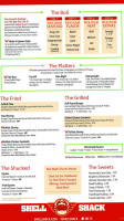 Shell Shack menu