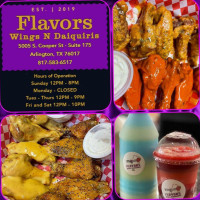 Flavors Wings N Daiquiris food
