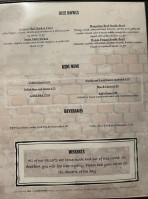 Junkyard Bistro menu