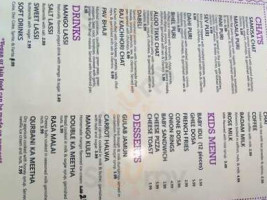 Chutneys menu