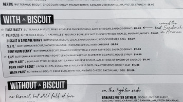 Biscuit Love (hillsboro Village) menu