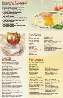 Thai Cafe menu