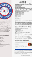 Bigmouth Donut Company menu