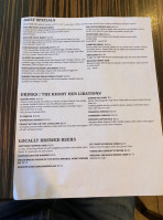 Rhody Hen Cafe menu