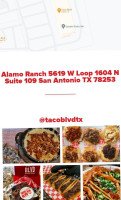 Taco Blvd menu