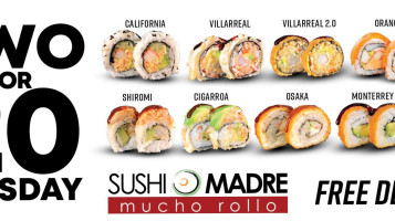 Sushi Madre food