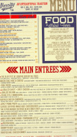 Varsity Tavern menu