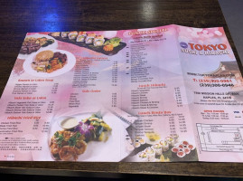 Tokyo Hibachi Sushi menu