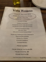 Villa Rosano food