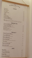 The Robinson Cafe menu