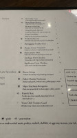 Niche Restaurant menu