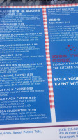 The Diner menu