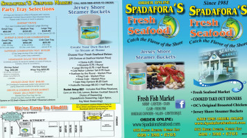 Spadaforas Seafood Market menu