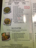 Asian Cuisine Vietnamese Noodle House menu