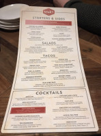 Truk't Street Tacos, Tequila Whiskey menu