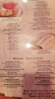 La Fincas Mexican menu