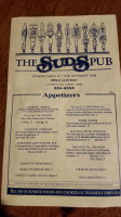 Sud's Pub menu
