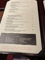 Juniper Steakhouse menu
