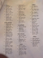 Berger Station menu