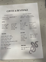 Casa Blanca Coffee Roasters menu