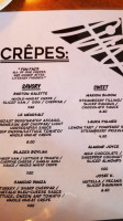Nomad Coffee Crepes menu