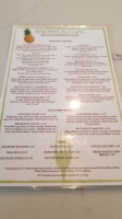 Rachel's Cafe menu