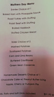 Millersburger menu