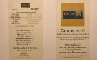 Curbside 49 menu