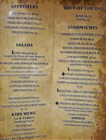 Golf Hill Grille menu