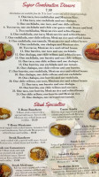 El Paisaje Mexican Grill menu