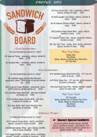 Stacey's Deli And Catering menu