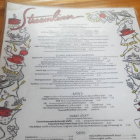 Streamliner Diner menu
