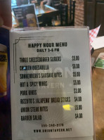 Union Tavern menu