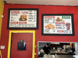 Fattboy Burgers Dogs menu