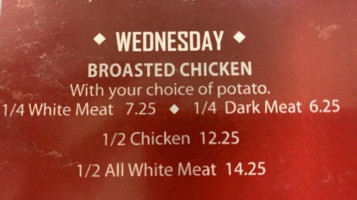 Bj’s Airport And Grill menu