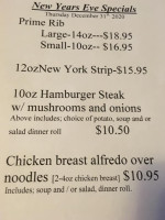 Village Inn menu