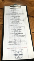 Public House Of Yakima menu