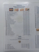 Main Street Grill menu