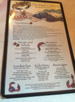 Mad Crabber menu