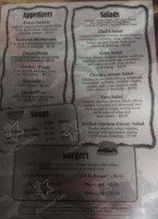 Baraga Lakeside Inn menu